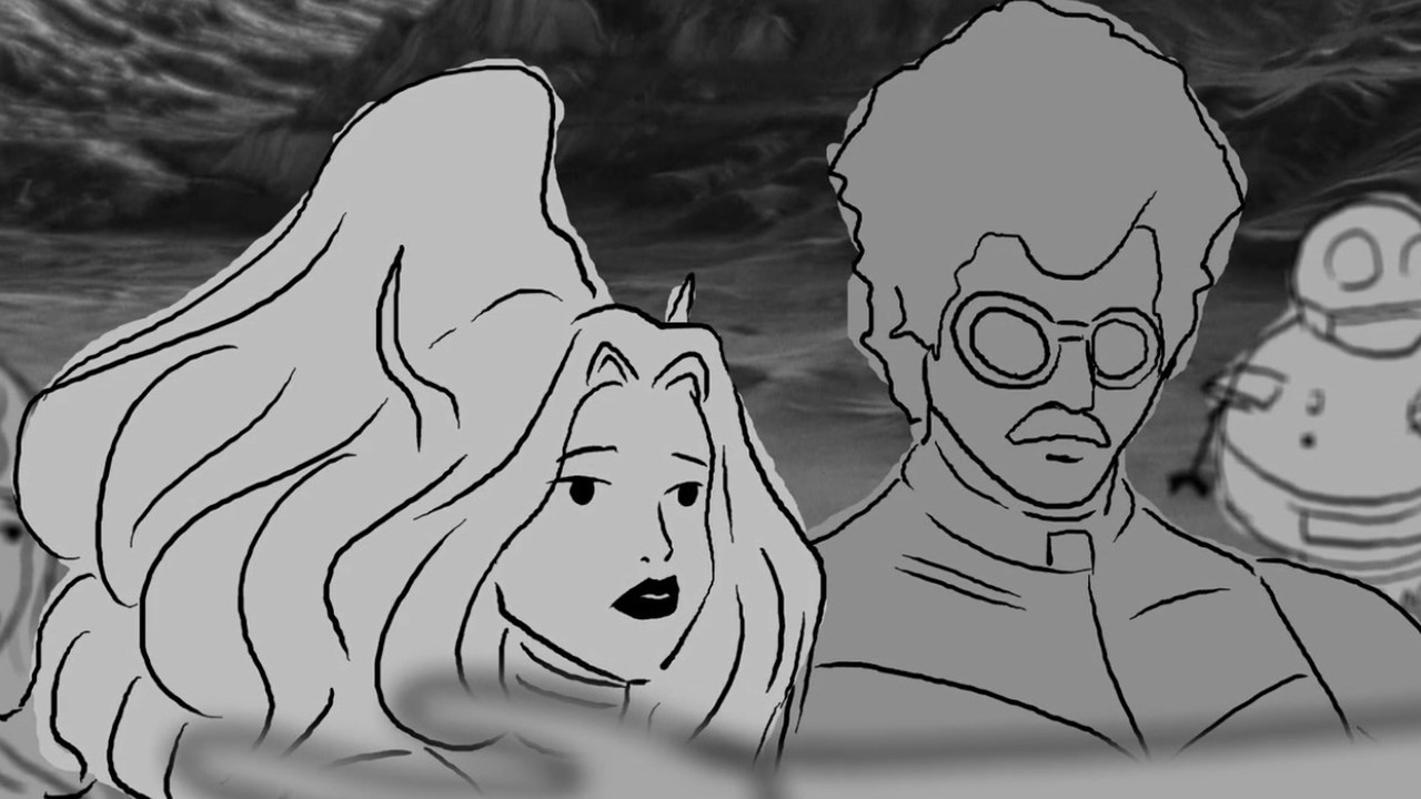 Storyboarding and animatic portfolio example supplied by artist